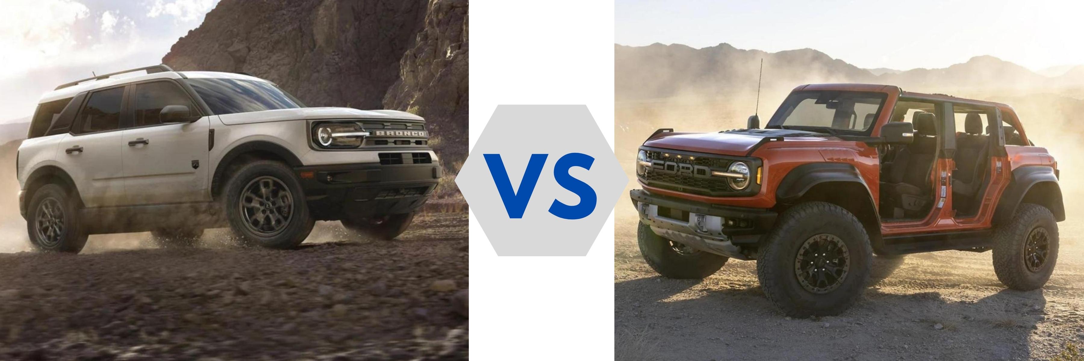 2022 Ford Bronco Sport vs Ford Bronco