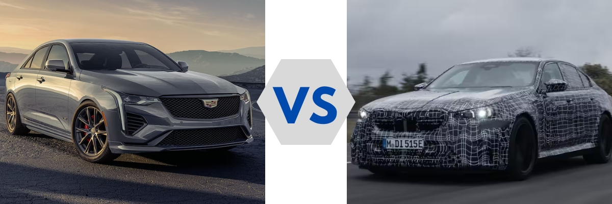 2024 Cadillac CT4-V vs BMW M5