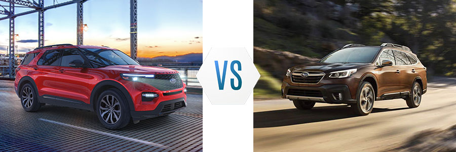 2020 Ford Explorer vs Subaru Outback