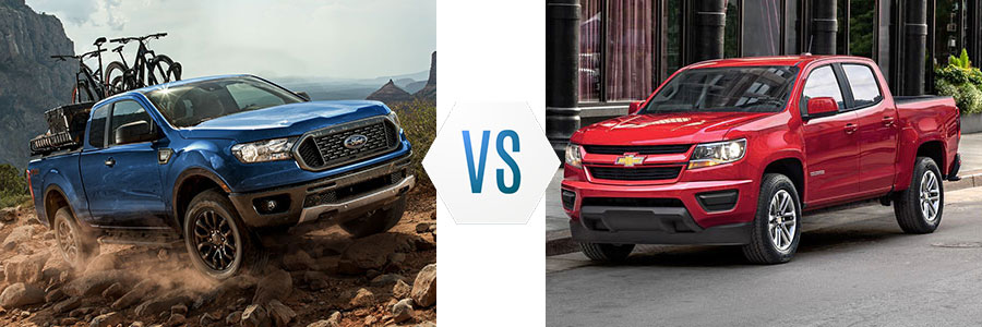 2019 Ford Ranger vs Chevrolet Colorado