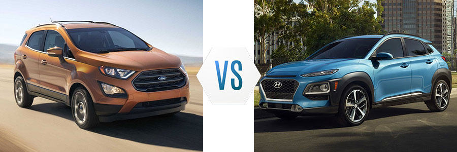 2018 Ford EcoSport vs Hyundai Kona