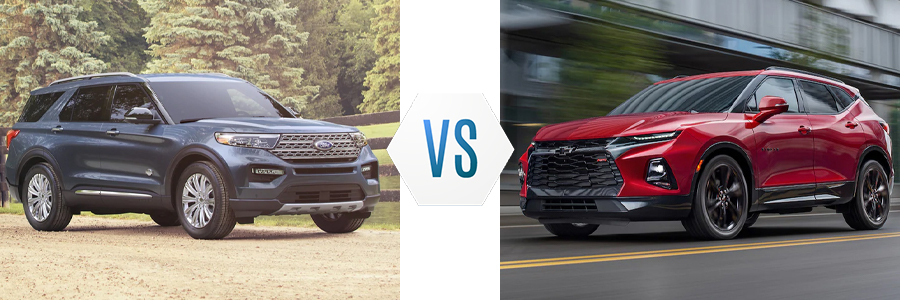 2021 Ford Explorer vs Chevy Blazer