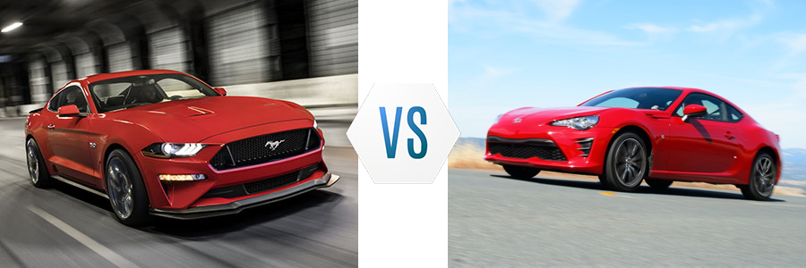 2020 Ford Mustang vs Toyota 86