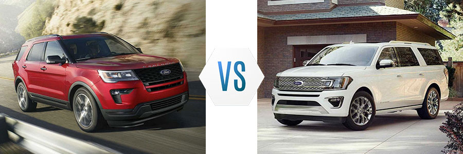 2018 Ford Explorer vs Ford Expedition