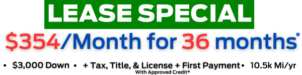 This is a Lease Special for the Ford Escape