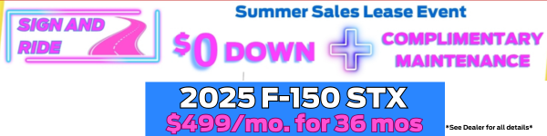 *See Dealer for all details*