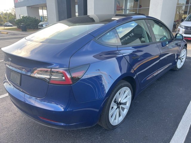 Used 2022 Tesla Model 3 Base with VIN 5YJ3E1EA3NF296629 for sale in Seminole, FL