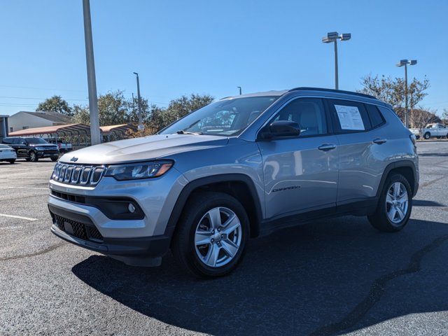 Used 2022 Jeep Compass Latitude with VIN 3C4NJCBB2NT229907 for sale in Seminole, FL