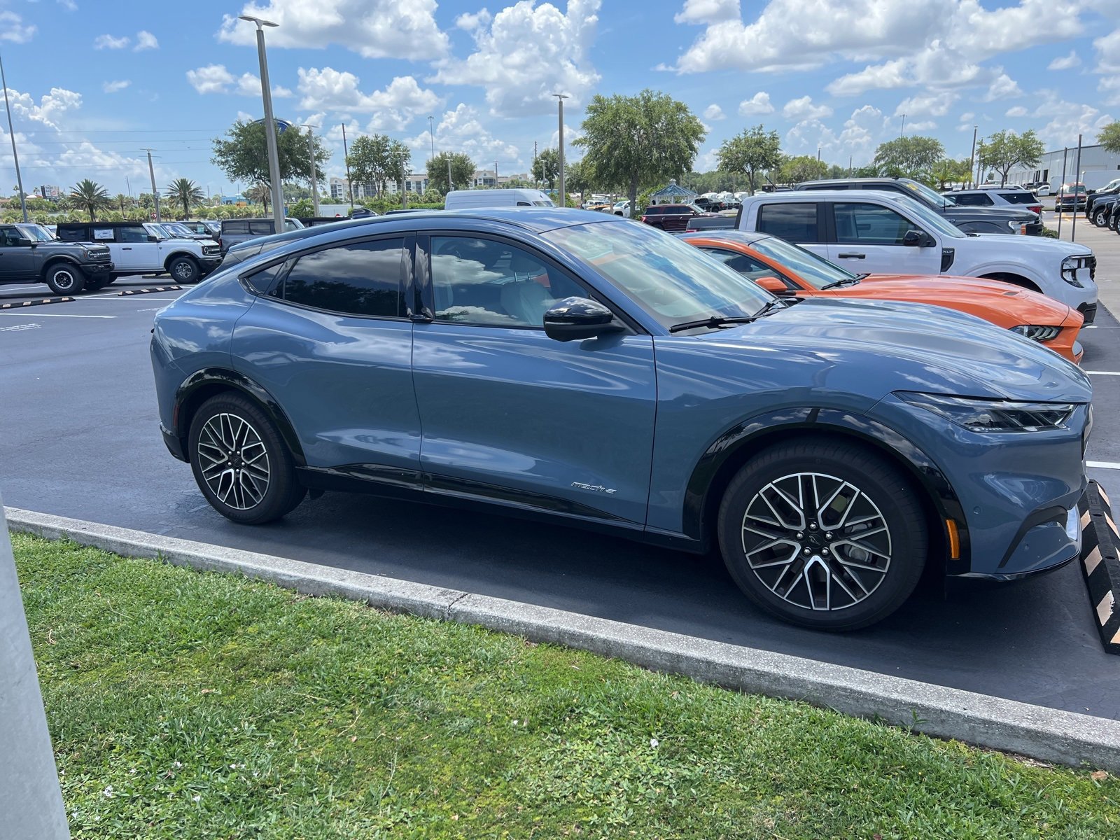 Used 2024 Ford Mustang Mach-E Premium RWD with VIN 3FMTK3R48RMA32327 for sale in Davenport, FL