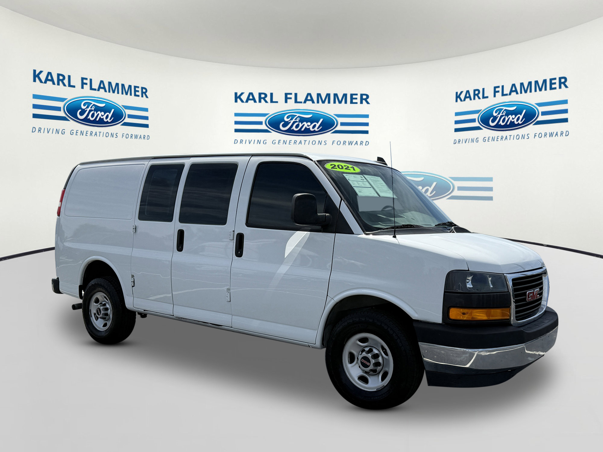 Used 2021 GMC Savana Cargo Work Van with VIN 1GTW7AFP4M1235839 for sale in Tarpon Springs, FL