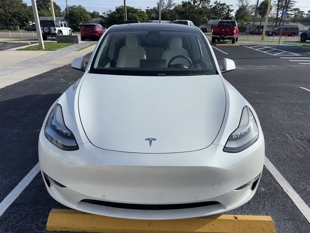 Used 2021 Tesla Model Y Long Range with VIN 5YJYGDEE2MF063215 for sale in Kansas City